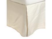 Impressions 300 Thread Count Premium Long Staple Cotton Bed Skirt Ivory King