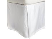 Impressions 300 Thread Count Premium Long Staple Cotton Bed Skirt White Twin