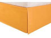 Impressions Extra Soft Wrinkle Free Microfiber Bed Skirt 15 Drop Orange King