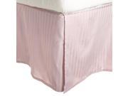Impressions Striped Premium Premium Cotton Bed Skirt 300 Thread Count Lavender Queen