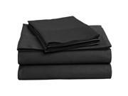 Superior 800 Thread Count Sheet Set Premium Long Staple CottonQueen Black
