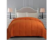 Superior Hypoallergenic Down Alternative Classic Comforter Full Queen Dusty Orange