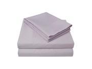 Impressions Swiss Dots 400 Thread Count Sheet Set 100% Long Staple Cotton Full Lilac