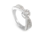 14K White Gold Diamond Promise Ring SVR010941OOW