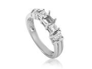 14K White Gold Diamond Engagement Ring Mounting EN4 061162W