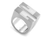 Sterling Silver Panel Ring