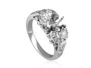 14K White Gold Diamond Engagement Ring Mounting SM4 071632W