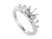 Platinum Diamond Engagement Ring Mounting NAK05 062813
