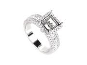 18K White Gold Diamond Engagement Ring Mounting SM8 12636