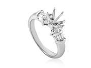 Women s 18K White Gold Diamond Engagement Ring Mounting SM8 051564W