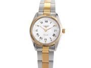Ladies Stainless Steel And 18K Yellow Gold Quartz Watch L78565126