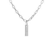 Sterling Silver Chain Pendant Necklace GUC30 010515