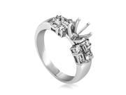 14K White Gold Diamond Engagement Ring Mounting SM4 051491W