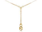 Horsebit Marina Womens 18K Yellow Gold Pendant Necklace