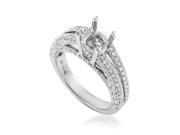 Women s 18K White Gold Diamond Engagement Ring Mounting RE8 10117W