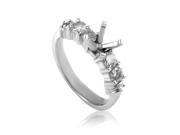 Women s 18K White Gold Diamond Engagement Ring Mounting EN8 061716W