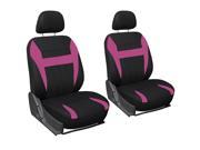 OxGord 6pc Seat Cover Pink Black