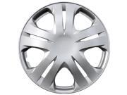 Full Set of 4 Silver Hubcap Cover Wheel Skins for 15 Steel Rims 1020 15 SL