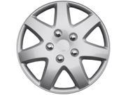 Full Set of 4 Silver Hubcap Cover Wheel Skins for 16 Steel Rims 962 16 SL