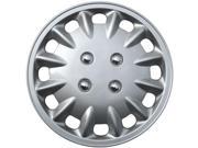 Full Set of 4 Silver Hubcap Cover Wheel Skins for 14 Steel Rims 860 14 SL