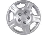 Full Set of 4 Silver Hubcap Cover Wheel Skins for 14 Steel Rims 942 14 SL