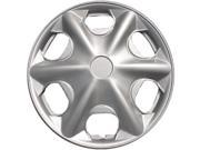 Full Set of 4 Silver Hubcap Cover Wheel Skins for 15 Steel Rims 935 15 SL