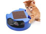 Paws & Pals Interactive Mouse Cat Toy with Scratching Pad