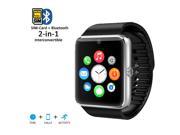 Indigi® GT8 Smart Watch And Phone GSM Bluetooth Sync SmartWatch Camera 3.0