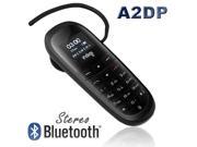 inDigi® New Technology Mini Phone Stereo Bluetooth Headset w LCD Dialer Caller ID Phonebook Music