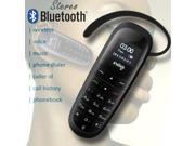 inDigi® A2DP Stereo Bluetooth Headset Mini Phone w Dialer Keypad 0.66 LCD Caller ID For iPhones Version Android Phones