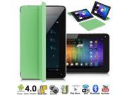 Unlocked! 7 Android 4.2 Phablet GSM Dual Sim Tablet Phone w Smart Cover ~Green