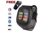 inDigi® Unlocked! G13 Multimedia MP3 Touch Screen GSM Bluetooth Wrist Watch Cell Phone US Seller