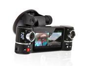 inDigi® HD 2.7 LCD Dual Camera Rotated Lens Vehicle DVR Driving Recorder Car Black Box