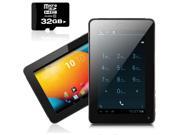 inDigi® Phablet 7in Android 4.2 Tablet Phone Google Play Store FREE 32GB Memory Card!