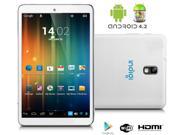 Indigi® 7 Android 4.2 Leather Back Dual Core Tablet PC DualCam HDMI Google Play Store