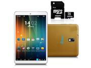 inDigi® Gold 7 Android 4.2 JB Premium Leather Back Tablet PC w 32GB Micro SD