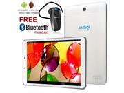 Indigi® 7 Android 4.4 DualCore Tablet PC 3G Wireless SmartPhone Free Bluetooth