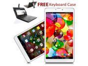 Indigi® 3G Phablet 7 Android 4.4 SmartPhone Tablet PC 2 in 1 Free Keyboard Case