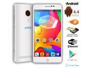Indigi® Unlocked Android Smartphone White 5.5 Android 4.4 Kitkat OS 3G Smartphone GSM UNLOCKED AT T T Mobile Straightalk