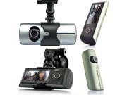 Indigi® Must Have! HD Car DVR DualCam Front Rear Driving Recorder Dash Cam GPS Support