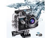 Indigi WiFi Action Cam Sport DV Outdoor Video Recorder w Waterproof Case Mounting Accessories 1080p HD WiFi Sync