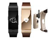 Indigi® Heart Rate Monitor Bluetooth Smart Watch Bracelet w OLED Display GOLD