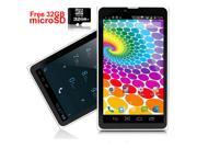 Indigi 7 3G SmartPhone WiFi Bluetooth Dual Camera 2 in 1 Tablet PC Phone Free 32gb microSD