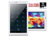 Indigi Tablet PC 3G Phone Factory Unlocked 7.0 Screen Android 4.4 WiFi Free 32gb microSD