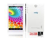 Indigi Tablet PC 3G Phone Factory Unlocked 7.0 Android 4.4 WiFi FREE 32gb microSD