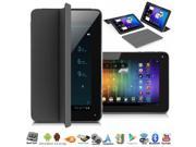 Indigi® Unlocked! 7.0 Android 4.4 Phablet 3G Dual Sim Tablet Phone Wireless w Built in Smart Cover Black
