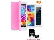 Indigi® 3G UNLOCKED Android KitKat SmartPhone Tablet w Built in SmartCover 32gb microSD Included