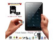 Indigi® 7.0inch Unlocked Android 4.4 TabletPC 3G SmartPhone DualSim w SmartCover Bundle Included