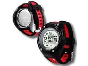Indigi® Waterproof Bluetooth 4.0 Sports Watch Call Notification SMS Notification StopWatch 1 Year Battery Red