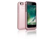 Indigi® Elegant Rose Gold Rechargeable External Reserve Battery Case High Capacity 3200mAh for iPhone 7